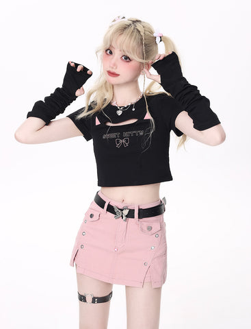 ［洋服］Y2K トップス Tシャツ【HS85FD】
