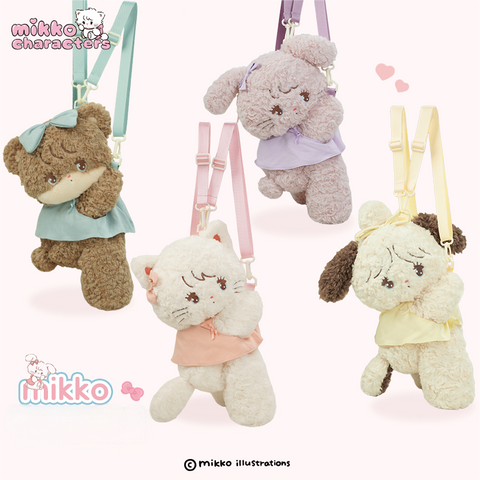 【受注予約】［MIKKO］ぬいぐるみ 2way リュック