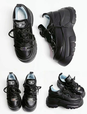 ［靴］地雷系 厚底ダッドスニーカー シューズ【94XW59】