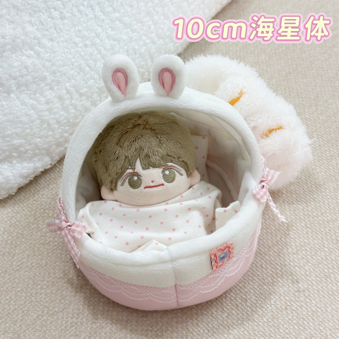 ［ぬい小物］10cm 無属性 ぬいぐるみ用 ベビーバスケット【摇篮】