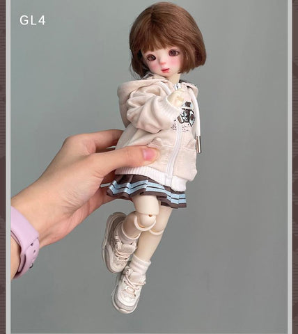 ［BJD服］1/6 1/4 ドール用 衣装セット【生椰】