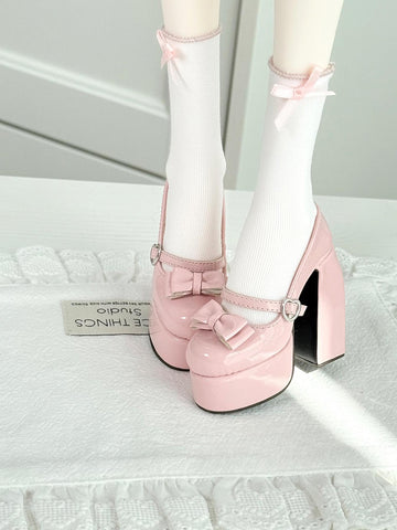 【11月25日予約締切】［BJD服］1/3 1/4 ドール用 シューズ 靴 パンプス【80SZ6O】