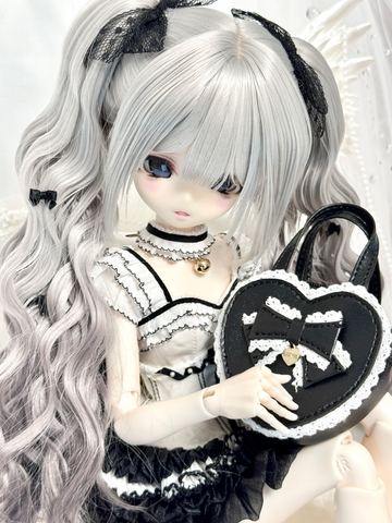 ［BJD服］1/4 1/6 ドール用 ハート トートバッグ【VTSJN0】