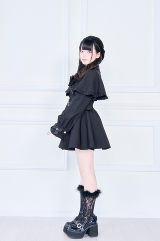 ［ファッション］地雷系 量産型 ケープトレンチコート【WMS1MC】