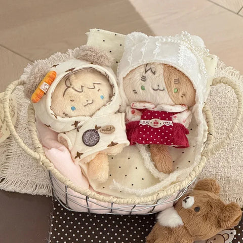 【受注予約】［ぬい服］10cm 無属性 ぬいぐるみ用 お洋服【糖霜】