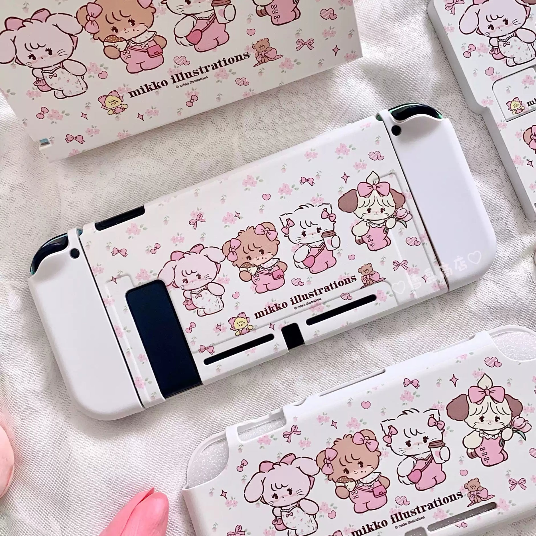 Switch light カスタム　ピンク　ヤドン　コダック　ポケモン　マイメロ Switch Lite 本体 限定カラー