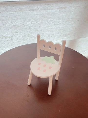 ［BJD小物］1/6 ドール用 手作り いちご家具【43S448】