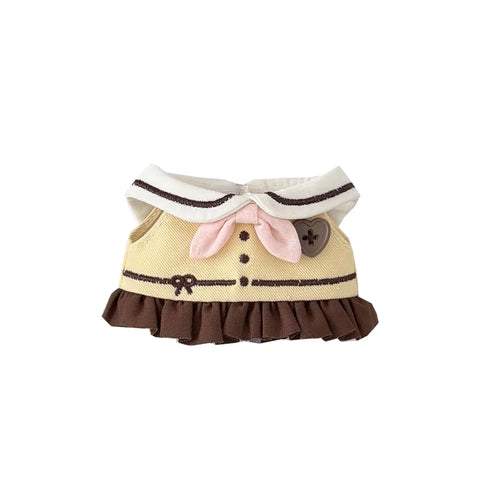 【受注予約】［ぬい服］10cm 無属性 ぬいぐるみ用 お洋服【开学】