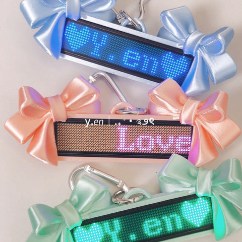 送料無料［推し活グッズ］応援用の電飾ボードキーホルダー Bluetooth【V7NAZE】