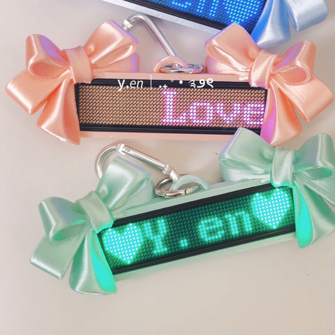 送料無料［推し活グッズ］応援用の電飾ボードキーホルダー Bluetooth【V7NAZE】