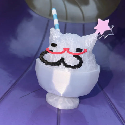 ［推し活グッズ］3Dプリント かき氷 ケース ライト【KJOC60】