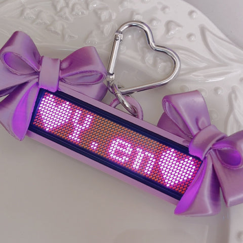 送料無料［推し活グッズ］応援用の電飾ボードキーホルダー Bluetooth【V7NAZE】