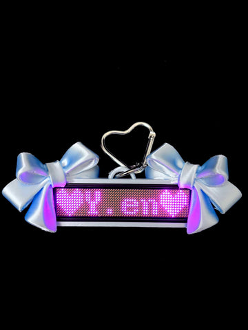 送料無料［推し活グッズ］応援用の電飾ボードキーホルダー Bluetooth【V7NAZE】