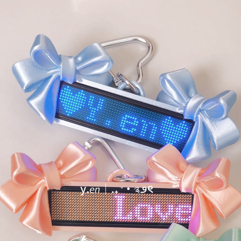 送料無料［推し活グッズ］応援用の電飾ボードキーホルダー Bluetooth【V7NAZE】