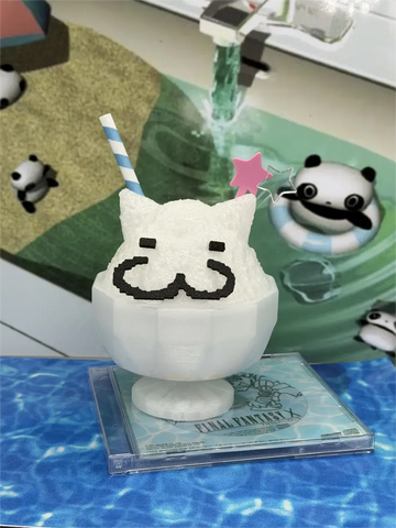 ［推し活グッズ］3Dプリント かき氷 ケース ライト【KJOC60】
