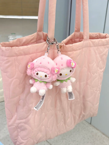 ［サンリオ］トレーディングぬいぐるみ 中身確認【草莓】