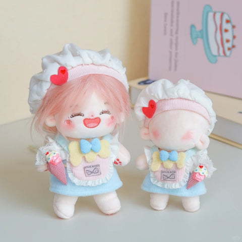 ［ぬい服］10/15cm 無属性 ぬいぐるみ用服【甜品师】