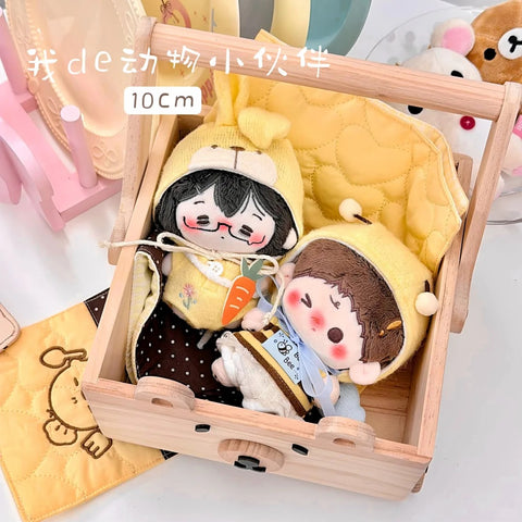 【受注予約】［ぬい服］10cm 無属性 ぬいぐるみ用 お洋服【动物】