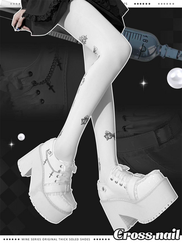 ［靴］地雷系 量産型 バックル パンプス【73SCC5】