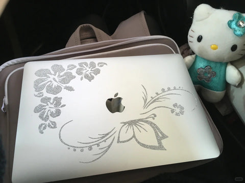 ［推し活グッズ］パソコン キラキラ ステッカー【8P1DF0】