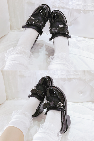 ［靴］地雷系 量産型 厚底 シューズ【G5I4PO】