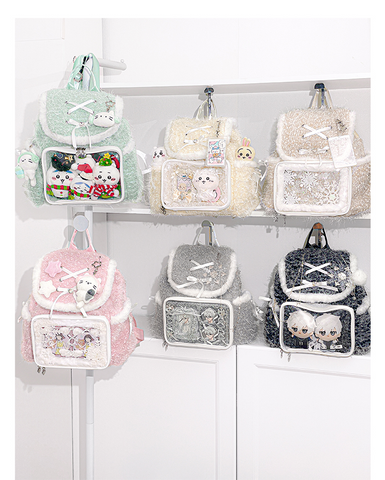 ［バッグ］痛バッグ ファーリュック【UIZH1T】