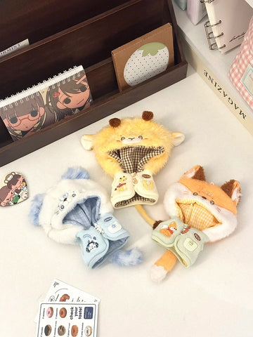 ［ぬい服］10cm 無属性 ぬいぐるみ用 お洋服【动物】