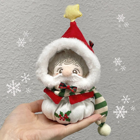 【受注予約】［ぬい服］10cm 無属性 ぬいぐるみ用 お洋服【圣诞】