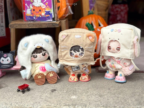［ぬい服］10/15/20cm 無属性 ぬいぐるみ用 お洋服【小狗烧】