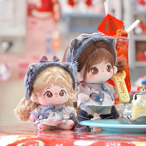 ［ぬい服］10/15cm 無属性 ぬいぐるみ用 お洋服【鸢尾】