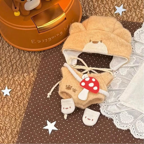 【受注予約】［ぬい服］10cm 無属性 ぬいぐるみ用 お洋服【动物】
