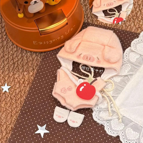 【受注予約】［ぬい服］10cm 無属性 ぬいぐるみ用 お洋服【动物】