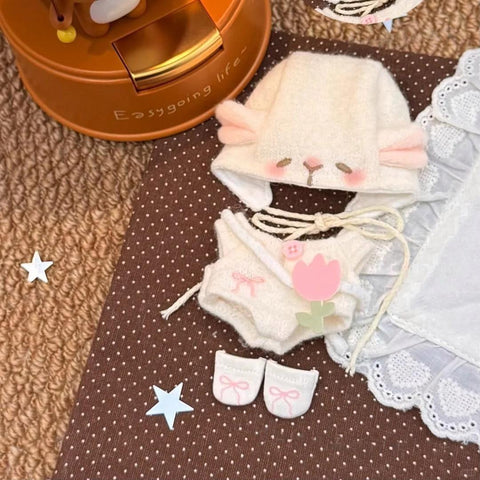 【受注予約】［ぬい服］10cm 無属性 ぬいぐるみ用 お洋服【动物】