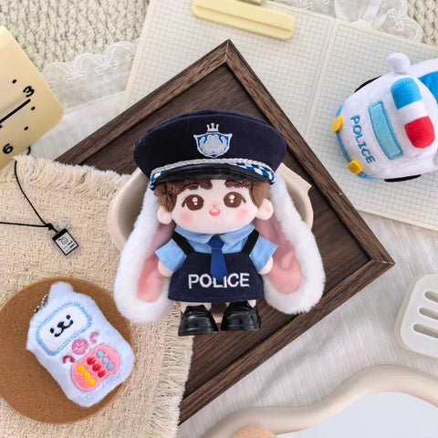 【受注予約】［ぬい服］10cm 無属性 ぬいぐるみ用 お洋服【警官】