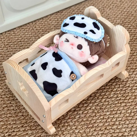 【受注予約】［ぬい小物］10/15/20cm 無属性 ぬいぐるみ用 ベッド【婴儿床】
