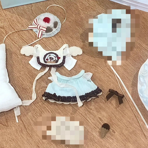 ［ぬい服］10cm 無属性 ぬいぐるみ用 お洋服【暹罗喵】