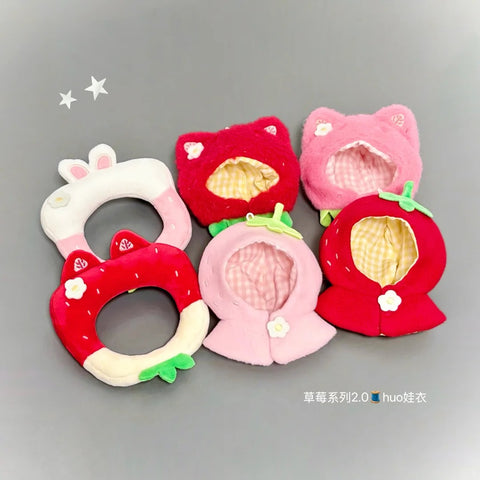 ［ぬい服］10cm 無属性 ぬいぐるみ用 お洋服【草莓】