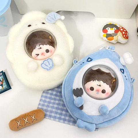 ［ぬい服］10cm 無属性 ぬいぐるみ用服 痛ポーチ【太空舱】