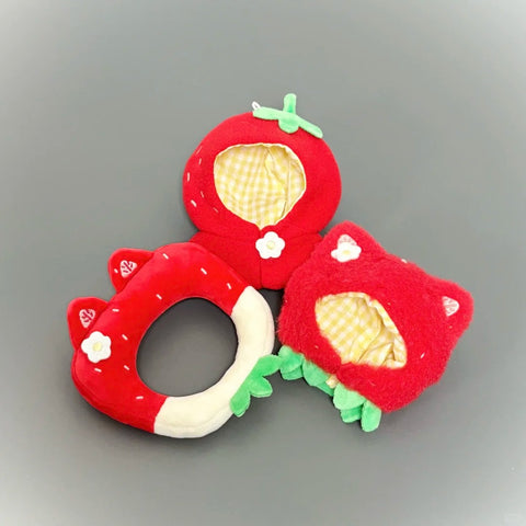 ［ぬい服］10cm 無属性 ぬいぐるみ用 お洋服【草莓】