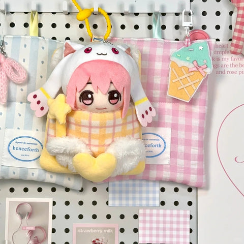 ［ぬい服］10cm 無属性 ぬいぐるみ用服 ポーチ【睡袋】