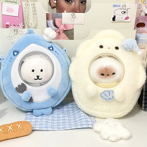 ［ぬい服］10cm 無属性 ぬいぐるみ用服 痛ポーチ【太空舱】
