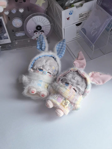 ［ぬい服］10cm 無属性 ぬいぐるみ用服【兔子】