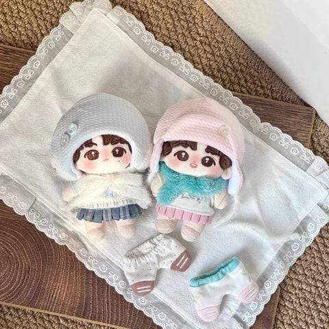 ［ぬい服］10cm 無属性 ぬいぐるみ用 お洋服【暖绒】