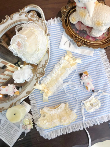 【受注予約】［ぬい服］10cm 無属性 ぬいぐるみ用服【裙摆】