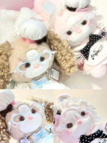 ［ぬい小物］10cm 無属性 ぬいぐるみ用 アクリル眼鏡【眼镜】