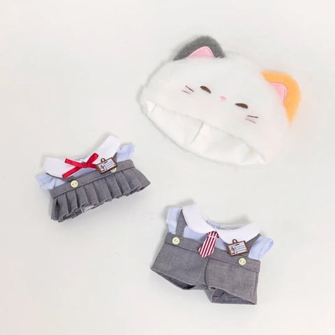 ［ぬい服］10cm 無属性 ぬいぐるみ用服【唱诗头套】