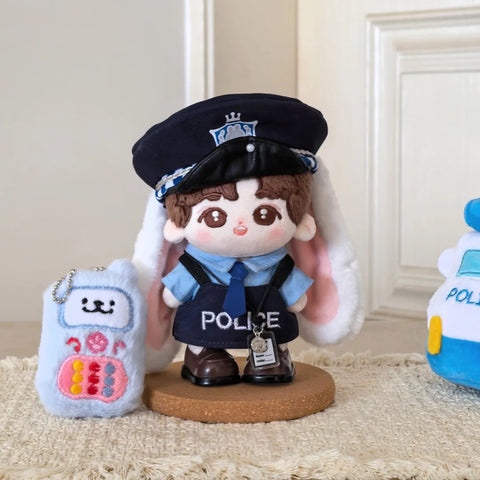 【受注予約】［ぬい服］10cm 無属性 ぬいぐるみ用 お洋服【警官】