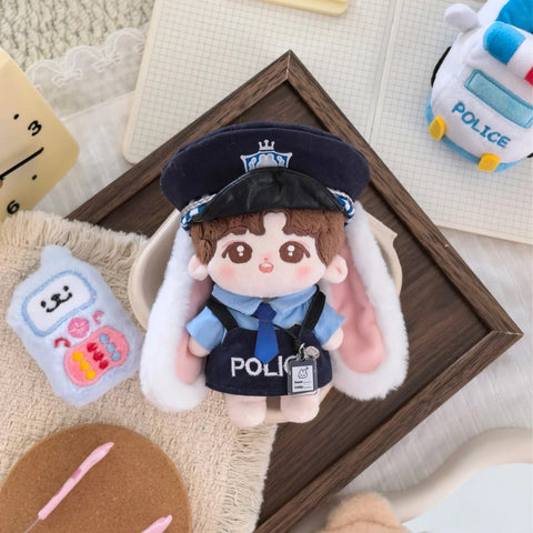 【受注予約】［ぬい服］10cm 無属性 ぬいぐるみ用 お洋服【警官】