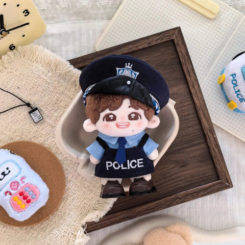 【受注予約】［ぬい服］10cm 無属性 ぬいぐるみ用 お洋服【警官】