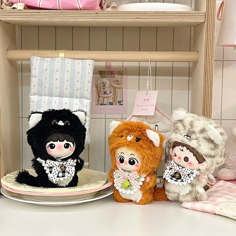 ［ぬい服］10cm 無属性 ぬいぐるみ用 お洋服【小动物】